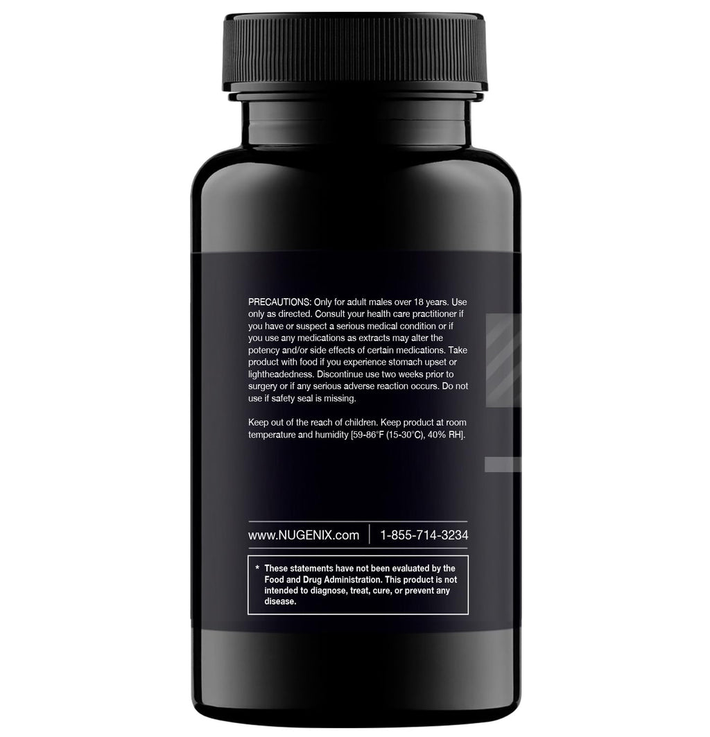 Nugenix Total-T, Free and Total Testosterone Booster Supplement for Men, 90 Count