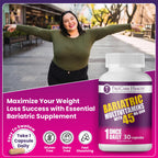 ProCare Health Bariatric Multivitamin 45mg Iron – Once Daily Capsule for Gastric Bypass, Sleeve & Post-Op Support – 90 Easy-to-Swallow Capsules, 3-Month Supply, No Artificial Colors, Gluten-Free