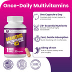 ProCare Health Bariatric Multivitamin 45mg Iron – Once Daily Capsule for Gastric Bypass, Sleeve & Post-Op Support – 90 Easy-to-Swallow Capsules, 3-Month Supply, No Artificial Colors, Gluten-Free